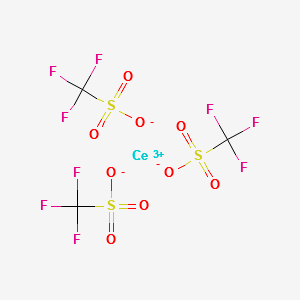 Cerium(III) trifluoromethanesulfonate structure, CAS 76089-77-5