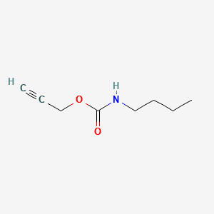 Propargyl butylcarbamate structure, CAS 76114-73-3