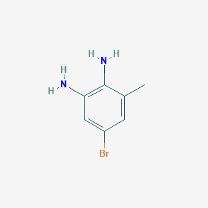 5-Bromo-3-methylbenzene-1,2-diamine structure, CAS 76153-06-5