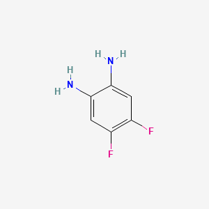 1,2-Diamino-4,5-difluorobenzene structure, CAS 76179-40-3