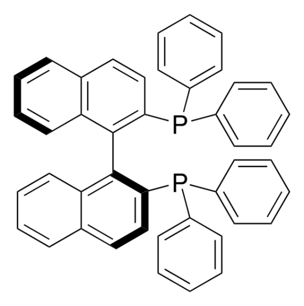 (S)-(-)-2,2'-Bis(diphenylphosphino)-1,1'-binaphthyl structure, CAS 76189-56-5