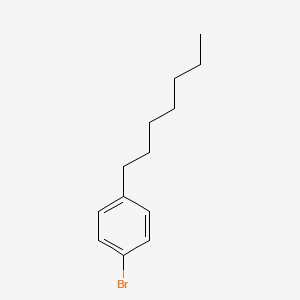 1-(4-Bromophenyl)heptane structure, CAS 76287-49-5
