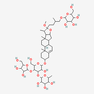 Polyphyllin VII structure, CAS 76296-75-8