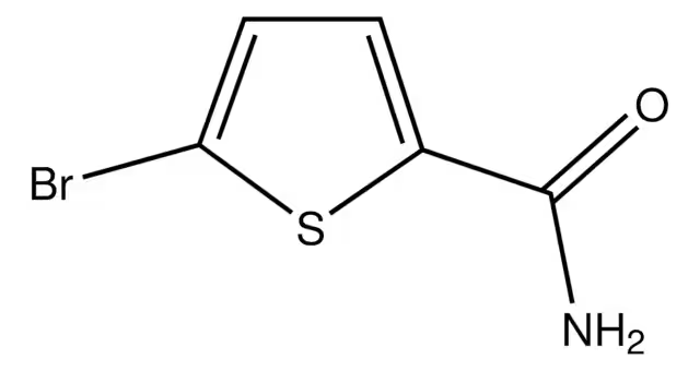 3-Bromothiophene-2-carboxamide structure, CAS 76371-66-9