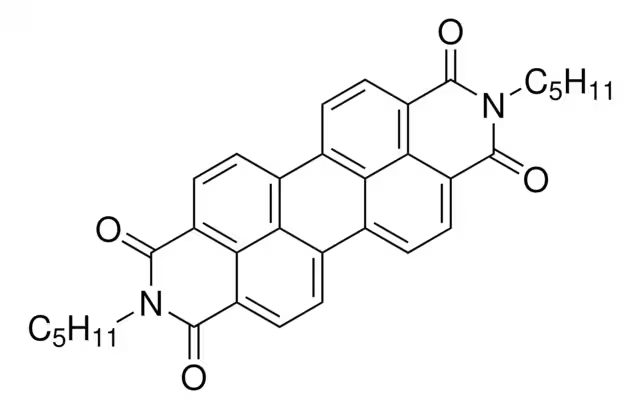 N,N'-Dipentyl-3,4,9,10-perylenedicarboximide structure, CAS 76372-75-3