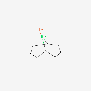 Lithium 9-borabicyclo[3.3.1]nonane hydride structure, CAS 76448-08-3