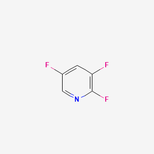2,3,5-Trifluoropyridine structure, CAS 76469-41-5