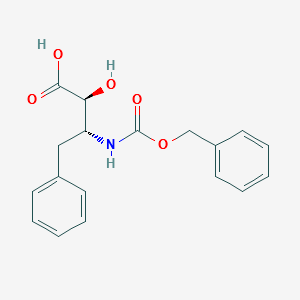 (aR,bS)-rel-alpha-Hydroxy-beta-[[(phenylmethoxy)carbonyl]amino]benzenebutanoic acid structure, CAS 76498-22-1