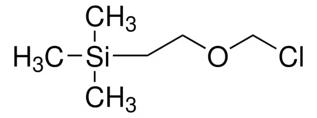 2-(Trimethylsilyl)ethoxymethyl chloride structure, CAS 76513-69-4