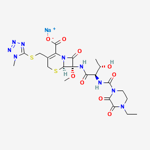 Cefbuperazone sodium structure, CAS 76648-01-6