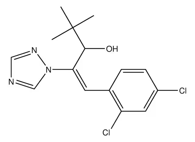 Diniconazole structure, CAS 76714-88-0