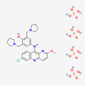 Pyranoridine phosphate structure, CAS 76748-86-2
