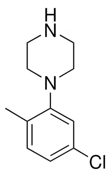 1-(5-Chloro-2-methylphenyl)piperazine structure, CAS 76835-20-6