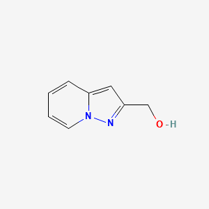 Pyrazolo[1,5-a]pyridin-2-ylmethanol structure, CAS 76943-47-0