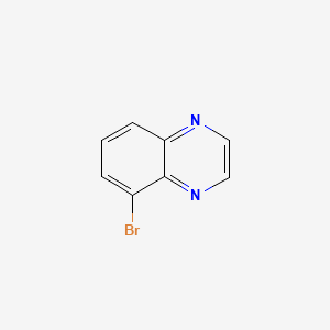 5-Bromoquinoxaline structure, CAS 76982-23-5