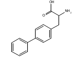4-Phenyl-DL-phenylalanine structure, CAS 76985-08-5
