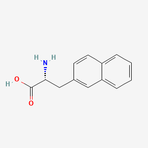 3-(2-Naphthyl)-D-alanine structure, CAS 76985-09-6