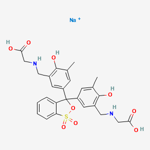 Glycine Cresol Red structure, CAS 77031-64-2