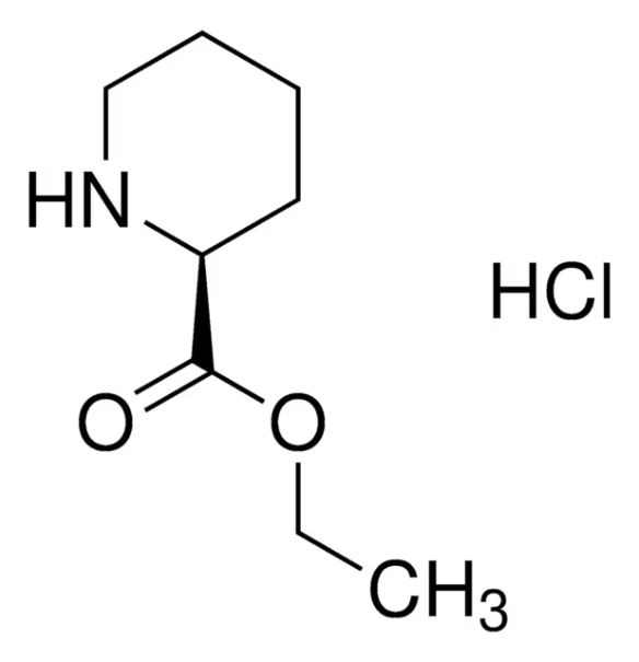Ethyl piperidine-2-carboxylate hydrochloride structure, CAS 77034-33-4