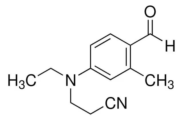 2-Methyl-4-(N-ethyl-N-benzyl)aminobenzaldehyde structure, CAS 77147-13-8