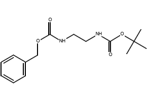 N-Cbz-N'-Boc-ethylenediamine structure, CAS 77153-05-0