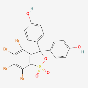 3,4,5,6-Tetrabromophenolsulfonephthalein structure, CAS 77172-72-6