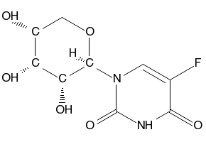 5-Fluorouridine structure, CAS 77180-80-4