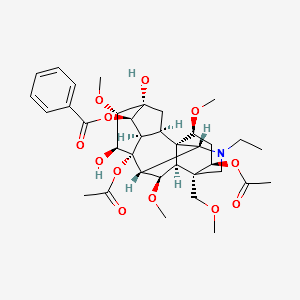 Acetylaconitine structure, CAS 77181-26-1