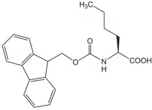 N-Fmoc-L-norleucine structure, CAS 77284-32-3