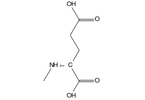 (R)-2-(Methylamino)pentanedioic acid structure, CAS 77481-28-8