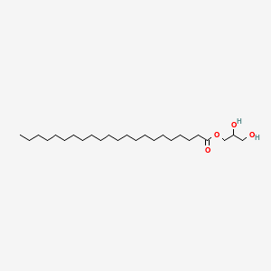 Glyceryl behenate structure, CAS 77538-19-3