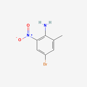 4-Bromo-2-methyl-6-nitroaniline structure, CAS 77811-44-0