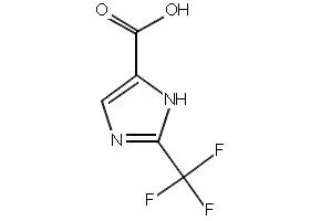2-Trifluoromethylimidazole-4-carboxylic acid structure, CAS 78016-98-5