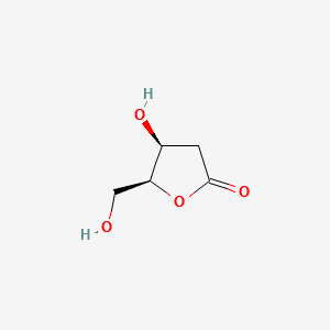 2-Deoxy-L-threo-pentonic acid gamma-lactone structure, CAS 78185-09-8