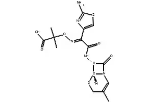Ceftazidime structure, CAS 78439-06-2