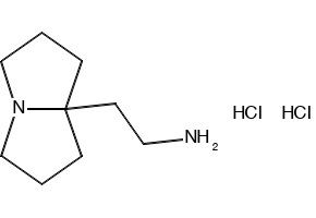 Tetrahydro-1H-pyrrolizine-7a(5H)-ethanamine dihydrochloride structure, CAS 78449-85-1
