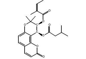 Praeruptorin E structure, CAS 78478-28-1