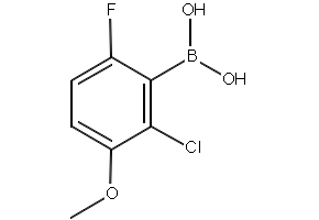 2-Fluoro-6-methoxyphenylboronic acid structure, CAS 78495-63-3