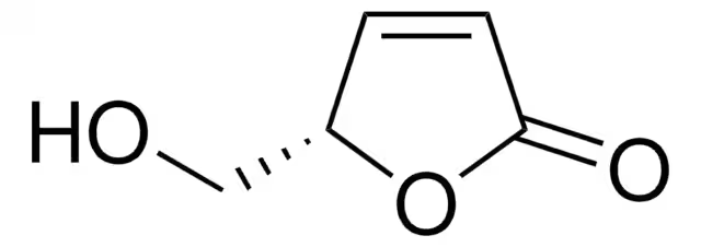 (S)-(-)-5-Hydroxymethyl-2(5H)-furanone structure, CAS 78508-96-0