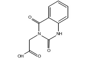 (2,4-Dioxo-1,4-dihydroquinazolin-3(2H)-yl)acetic acid structure, CAS 78754-94-6