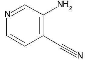 3-Amino-4-cyanopyridine structure, CAS 78790-79-1