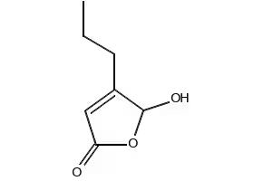5-Hydroxy-4-propyl-2(5H)-furanone structure, CAS 78920-10-2
