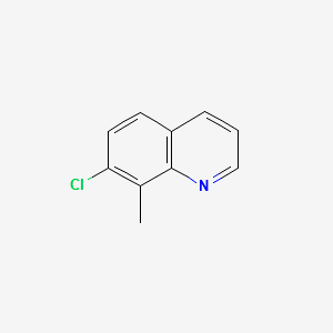 7-Chloro-8-methylquinoline structure, CAS 78941-93-2
