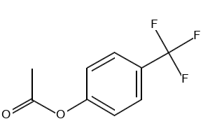 4-(Trifluoromethyl)phenyl acetate structure, CAS 78950-29-5