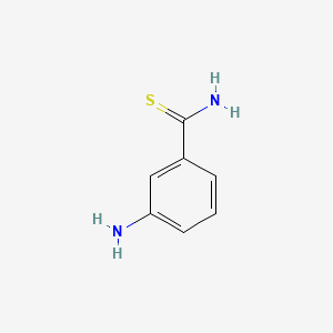 3-Aminothiobenzamide structure, CAS 78950-36-4