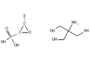 Fosfomycin tromethamine structure, CAS 78964-85-9