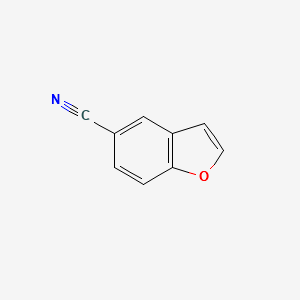 Benzofuran-5-carbonitrile structure, CAS 79002-39-4