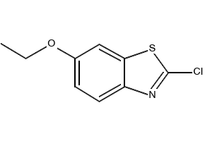 2-Chloro-6-ethoxybenzothiazole structure, CAS 79071-17-3