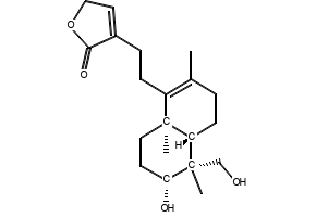 Deoxyandrographolide structure, CAS 79233-15-1