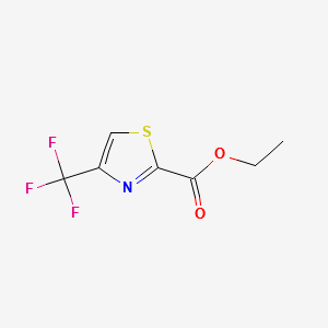 4-Trifluoromethylthiazole-2-carboxylic acid ethyl ester structure, CAS 79247-86-2